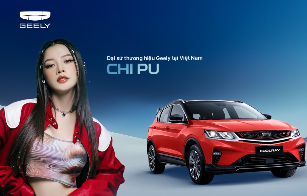 Đại sứ thương hiệu Geely Phạm Văn Đồng Chi Pu